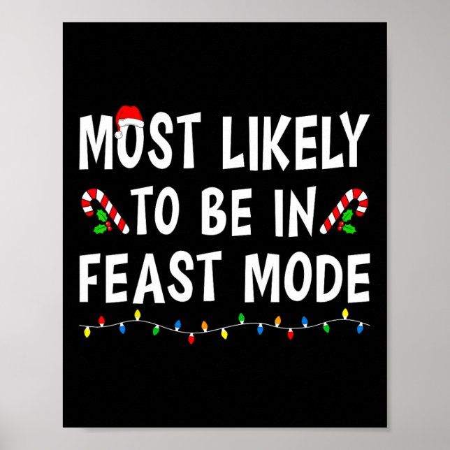 Am wahrscheinlichsten im Fastmodus sein Xmas lusti Poster (Vorne)