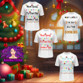 Am wahrscheinlichsten ist die Furz auf der Santa's T-Shirt