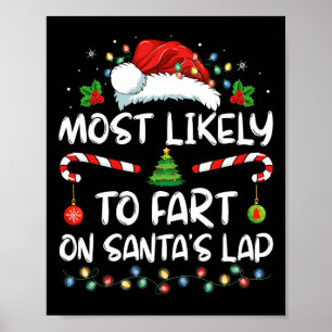 Am wahrscheinlichsten ist die Furz auf Weihnachtsm Poster