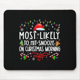 Am wahrscheinlichsten ist es, am Weihnachtsvormitt Mousepad