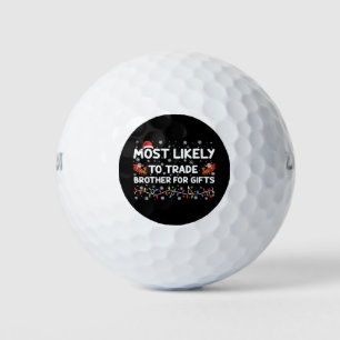 Am wahrscheinlichsten ist es, Brüder zu Weihnachte Golfball