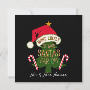 Am wahrscheinlichsten ist es, dass der Weihnachtsm Einladung