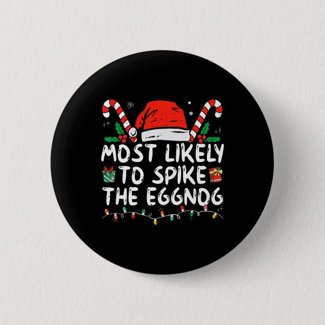Am wahrscheinlichsten ist es, dass die Eggnog-Fami Button (Vorderseite)