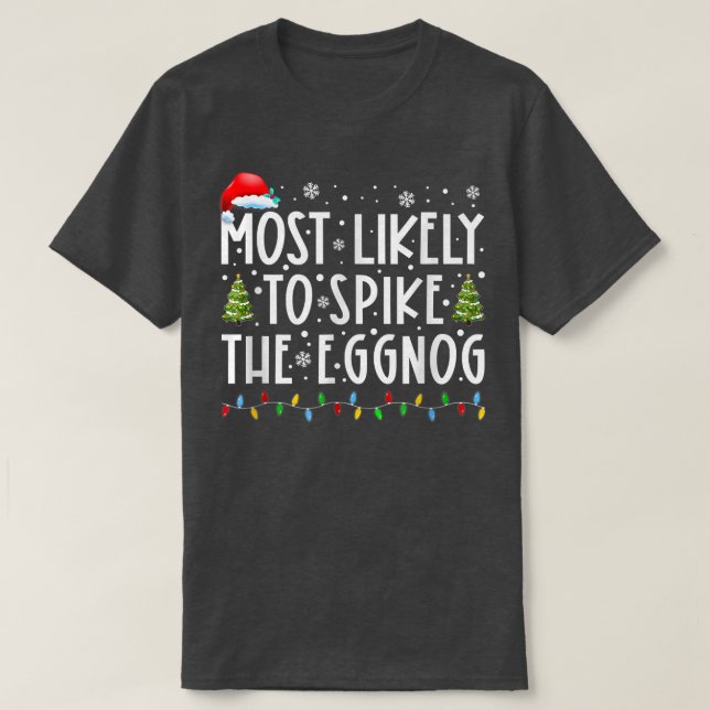 Am wahrscheinlichsten ist es, dass die Eggnog-Fami T-Shirt (Design vorne)