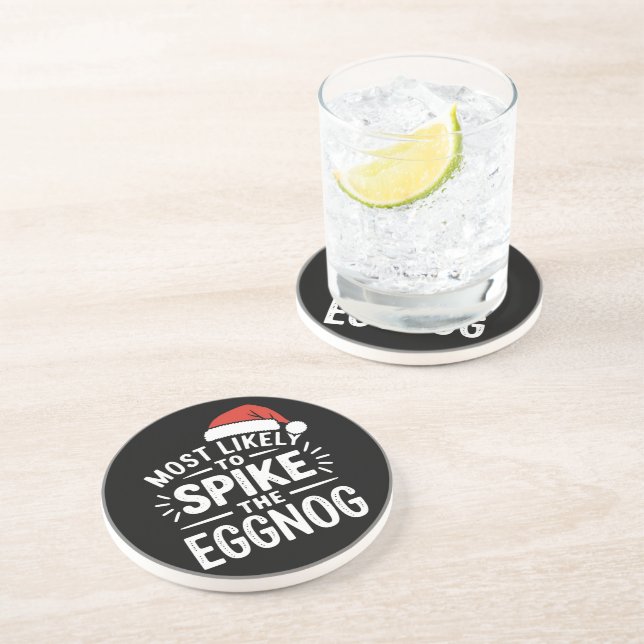 Am wahrscheinlichsten ist es, dass die Eggnog Weih Getränkeuntersetzer (Seite)