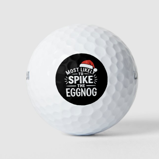 Am wahrscheinlichsten ist es, dass die Eggnog Weih Golfball (Vorderseite)