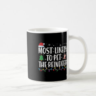 Am wahrscheinlichsten ist es, dass die Rentierfami Kaffeetasse