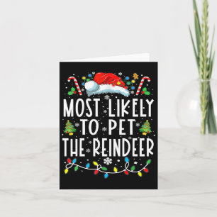 Am wahrscheinlichsten ist es, dass die Weihnachtsf Karte