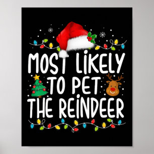 Am wahrscheinlichsten ist es, dass die Weihnachtsf Poster