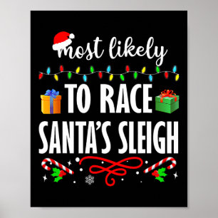 Am wahrscheinlichsten ist es, dass Santa's Sleigh Poster