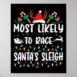 Am wahrscheinlichsten ist es, dass Santa's Sleigh  Poster