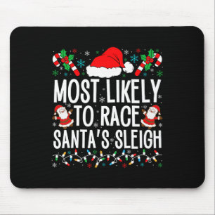 Am wahrscheinlichsten ist es, dass Weihnachten Fam Mousepad