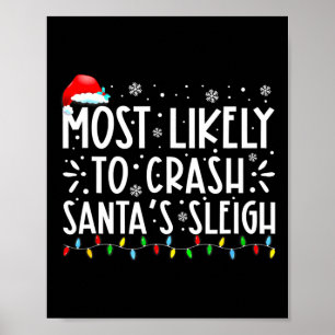 Am wahrscheinlichsten ist es, dass Weihnachts Slei Poster