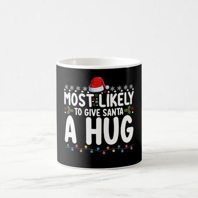 Am wahrscheinlichsten ist es, dem Weihnachtsmann e Kaffeetasse (Mittel)