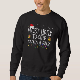 Am wahrscheinlichsten ist es, dem Weihnachtsmann e Sweatshirt