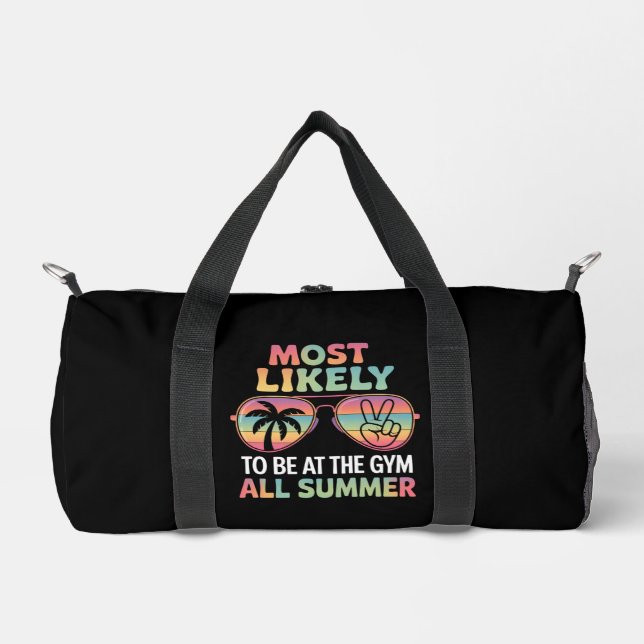 Am wahrscheinlichsten ist es, den ganzen Sommer be Duffle Bag (Vorderseite)