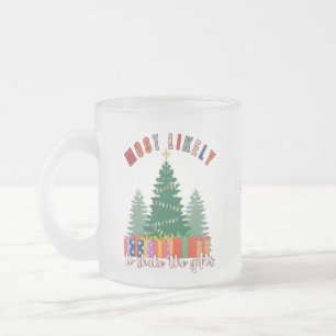 Am wahrscheinlichsten ist es, die Geschenke zu sch Mattglastasse