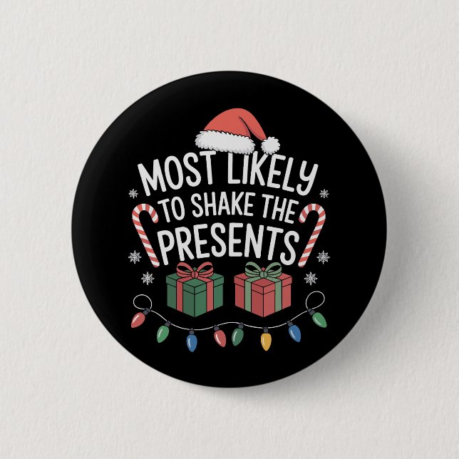 Am wahrscheinlichsten ist es, die Weihnachten der  Button (Vorderseite)