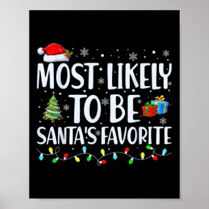 Am wahrscheinlichsten ist es, die Weihnachtsfamili Poster
