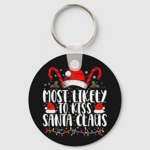 Am wahrscheinlichsten ist es, die Weihnachtsfamili Schlüsselanhänger