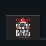 Am wahrscheinlichsten ist es, Pickleball mit der F Einladung<br><div class="desc">Am wahrscheinlichsten spielen Pickleball mit Weihnachten der Weihnachtsfamilie</div>