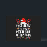 Am wahrscheinlichsten ist es, Pickleball mit der F Einladung<br><div class="desc">Am wahrscheinlichsten spielen Pickleball mit Weihnachten der Weihnachtsfamilie</div>