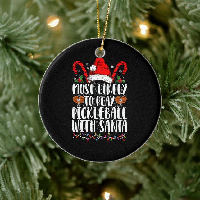 Am wahrscheinlichsten ist es, Pickleball mit der F Keramik Ornament (Baum)