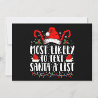 Am wahrscheinlichsten ist es, Santa A Liste zu sch