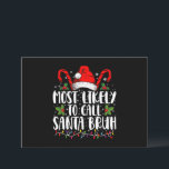 Am wahrscheinlichsten ist es, Santa Bruh Funny Chr Einladung<br><div class="desc">Am wahrscheinlichsten ist es,  Santa Bruh Funny Christmas anzurufen</div>