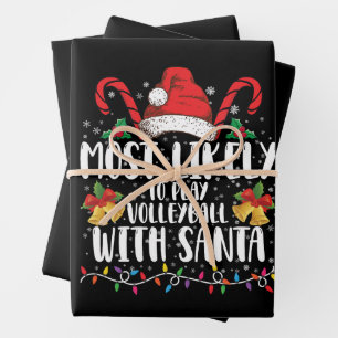 Am wahrscheinlichsten ist es, Volleyball mit der F Geschenkpapier Set
