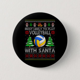Am wahrscheinlichsten ist es, Volleyball mit Santa Button