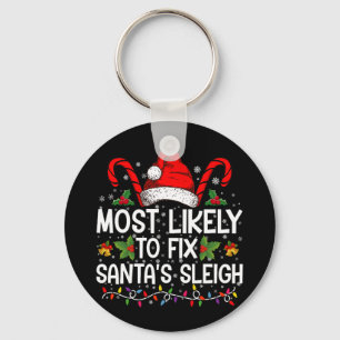 Am wahrscheinlichsten ist es, Weihnachten in der S Schlüsselanhänger