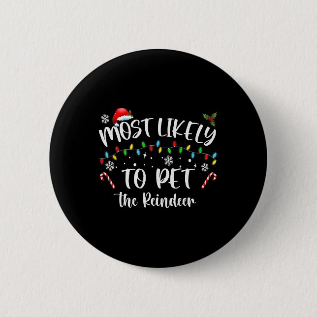 Am wahrscheinlichsten ist es, Weihnachten mit dem  Button (Vorderseite)