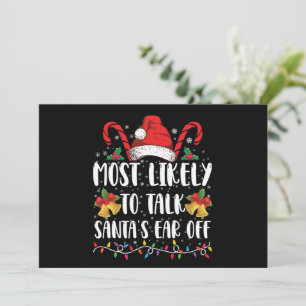 Am wahrscheinlichsten ist es, Weihnachten von Weih Einladung