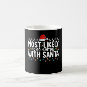 Am wahrscheinlichsten jagt mit dem Weihnachtsmann Kaffeetasse