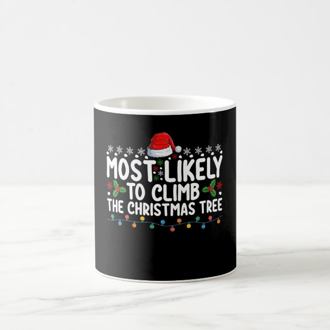 Am wahrscheinlichsten klettert die Weihnachtsbaumf Kaffeetasse (Mittel)