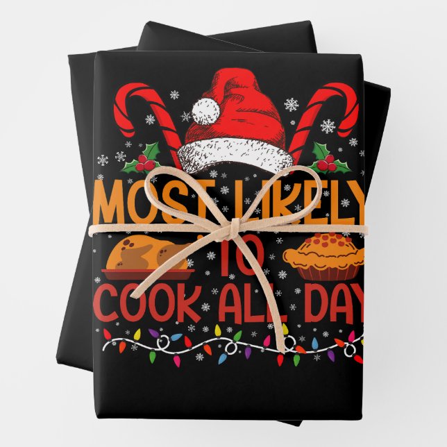 Am wahrscheinlichsten kochen den ganzen Erntedank  Geschenkpapier Set (Beispiel)