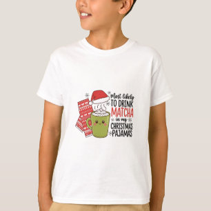 Am wahrscheinlichsten Matcha in meinem Weihnachts- T-Shirt