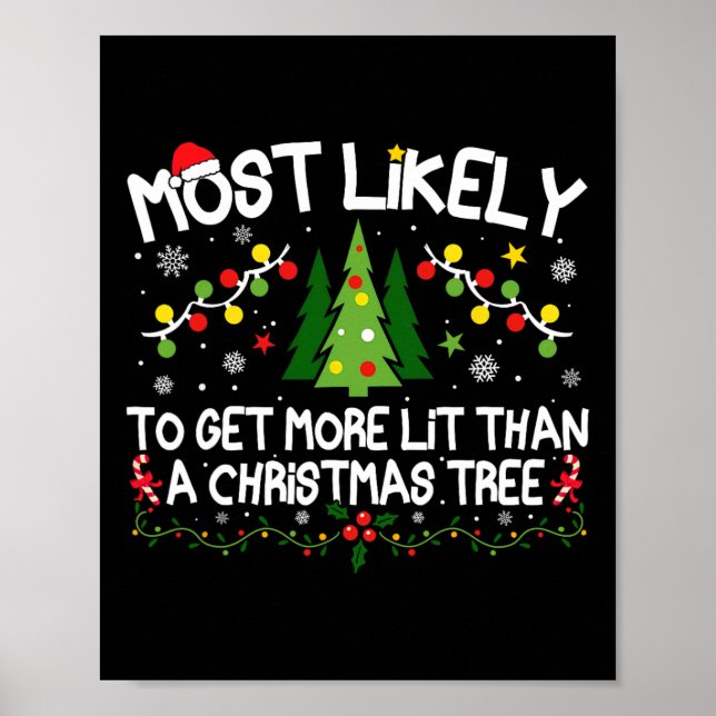 Am wahrscheinlichsten, mehr als einen Weihnachtsba Poster (Vorne)