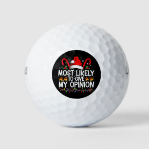 Am Wahrscheinlichsten Meine Meinung Lustiges Weihn Golfball