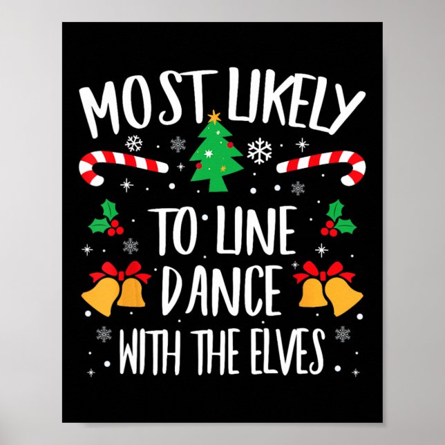 Am wahrscheinlichsten mit den Elfen Line Dance mac Poster (Vorne)
