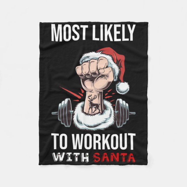 Am wahrscheinlichsten mit Santa Bodybuilding Ch Fleecedecke (Vorderseite)