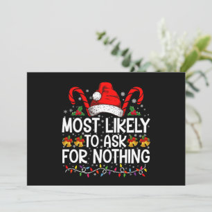 Am Wahrscheinlichsten Nichts Zu Weihnachten Passen Einladung