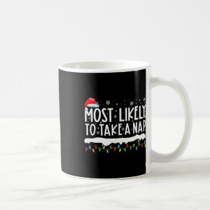 Am wahrscheinlichsten nimmt ein Nickerchen Familie Kaffeetasse