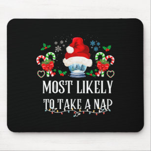 Am wahrscheinlichsten nimmt ein Nickerchen Familie Mousepad