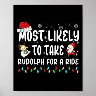 Am wahrscheinlichsten nimmt man Rudolph für einen Poster