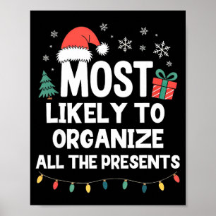 Am Wahrscheinlichsten organisiert alle Weihnachten Poster