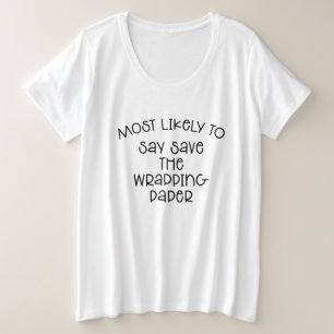 Am wahrscheinlichsten Rette das Versandpapier T-Sh Große Größe T-Shirt