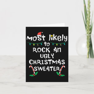 Am wahrscheinlichsten Rock Ugi Weihnachten Weihnac Karte