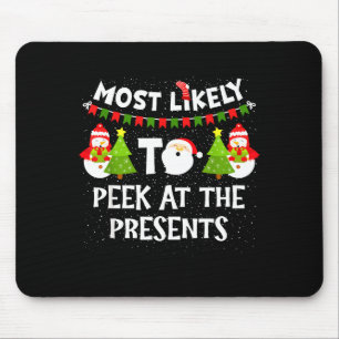 Am Wahrscheinlichsten Schaut Bei Der Schneemann-Fa Mousepad